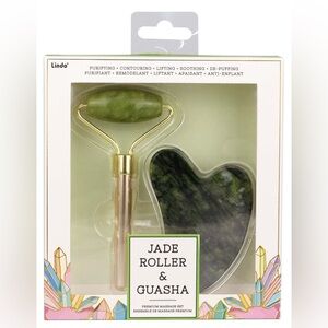 🟡5/$25 DEAL! Jade Roller and Gua Sha Set